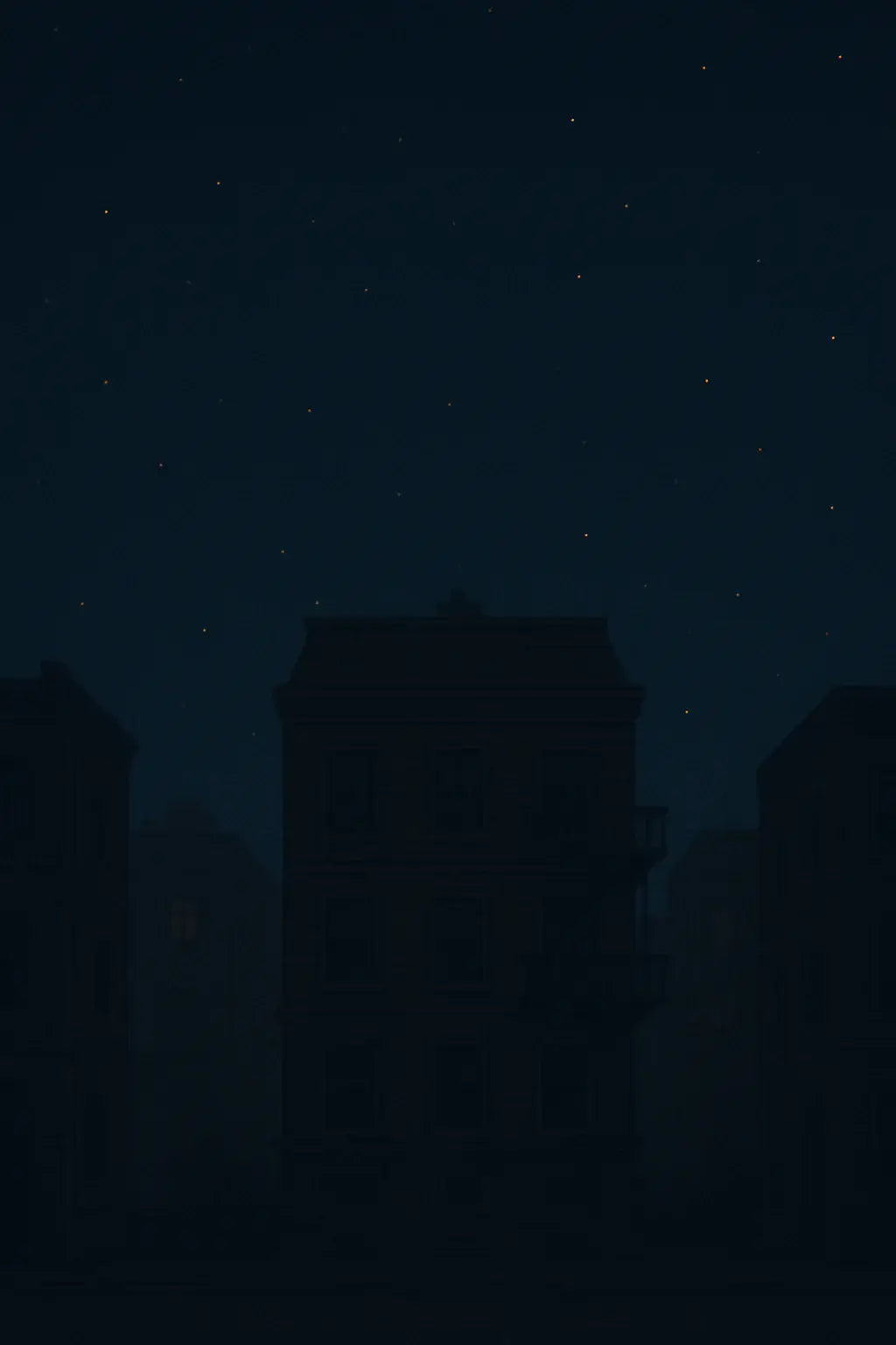 Pixel art building background