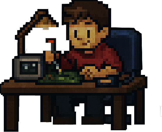 Pixel art character